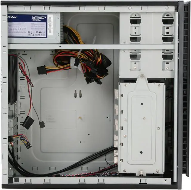 Alt view image 7 of 11 - Antec NSK6580B Black 0.8mm cold-rolled steel ATX Mid Tower Computer Case 430 Watts 80 PLUS Power Supply