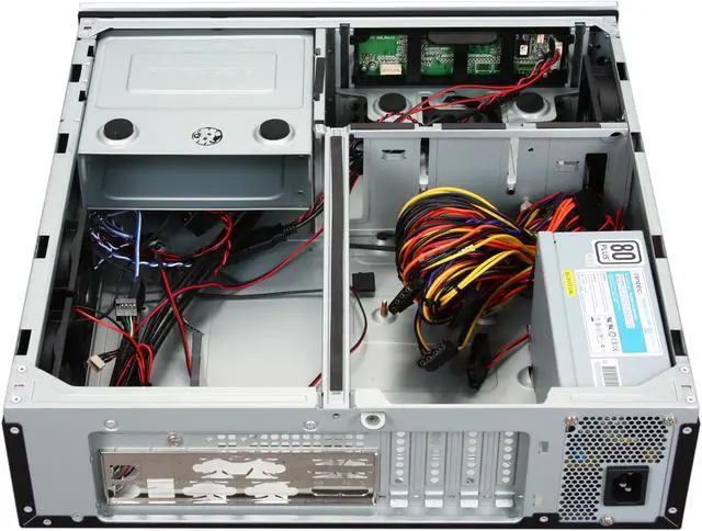 Alt view image 5 of 8 - Antec MicroFusion Remote 350 Micro ATX Media Center / HTPC Case