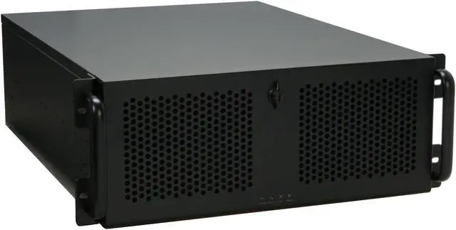 Alt view image 3 of 14 - Antec 4U22EPS650 4U Rackmount Server Case 650W 6 External 5.25" Drive Bays