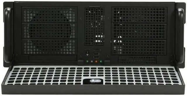 Alt view image 4 of 14 - Antec 4U22EPS650 4U Rackmount Server Case 650W 6 External 5.25" Drive Bays