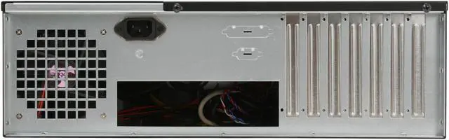 Alt view image 7 of 12 - Antec Take 3 + 650 Black 3U Rackmount Server Case 650W Power Supply 2 External 5.25" Drive Bays