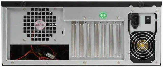 Alt view image 6 of 11 - Antec Take 4 + 650 4U Rackmount Server Case 650W Power Supply 2 External 5.25" Drive Bays