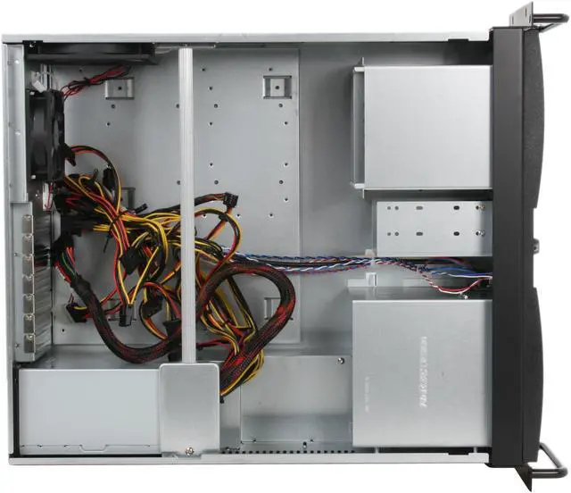 Alt view image 8 of 11 - Antec Take 4 + 650 4U Rackmount Server Case 650W Power Supply 2 External 5.25" Drive Bays