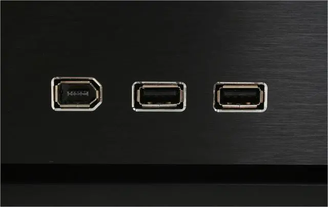 Alt view image 4 of 12 - Antec Black Aluminum / Steel Fusion Remote Black Micro ATX Media Center / HTPC Case
