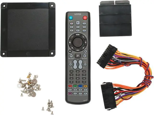 Alt view image 10 of 12 - Antec Black Aluminum / Steel Fusion Remote Black Micro ATX Media Center / HTPC Case