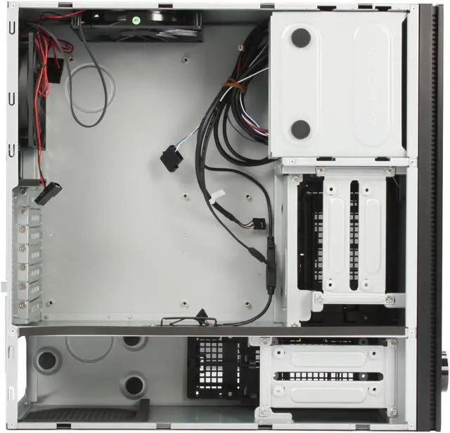 Alt view image 7 of 11 - Antec Black Aluminum / Steel Fusion Remote Max ATX Media Center / HTPC Case