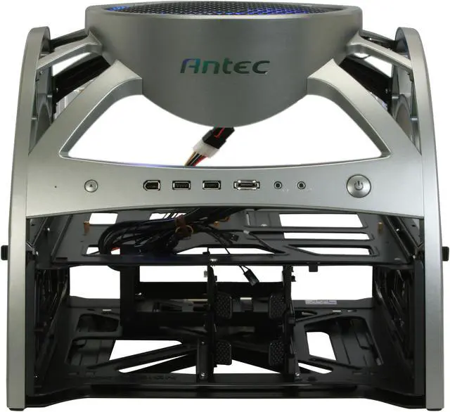 Alt view image 3 of 12 - Antec Skeleton Black ATX Tower Computer Case