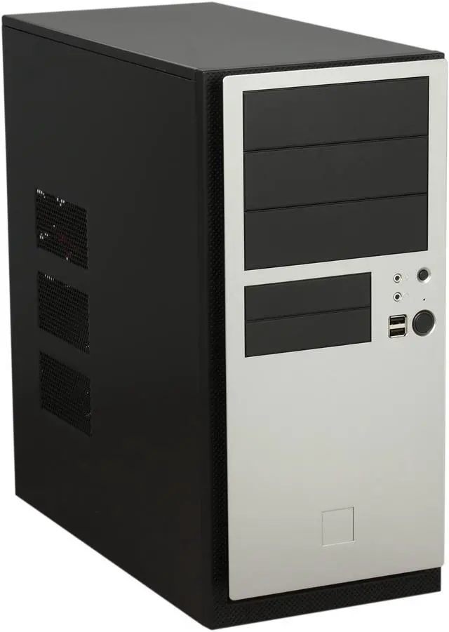 Main image of Antec NSK 4480 II Black & Silver 0.8mm cold rolled steel ATX Mid Tower Computer Case EarthWatts 380W Power Supply