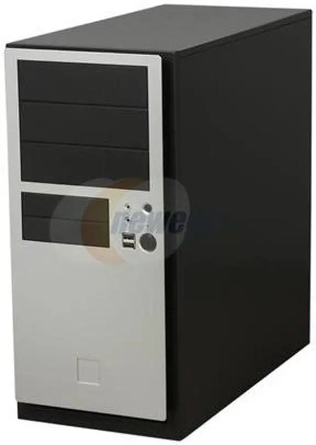 Alt view image 3 of 9 - Antec NSK 4480 II Black & Silver 0.8mm cold rolled steel ATX Mid Tower Computer Case EarthWatts 380W Power Supply
