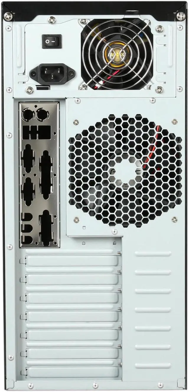 Alt view image 8 of 9 - Antec NSK 4480 II Black & Silver 0.8mm cold rolled steel ATX Mid Tower Computer Case EarthWatts 380W Power Supply