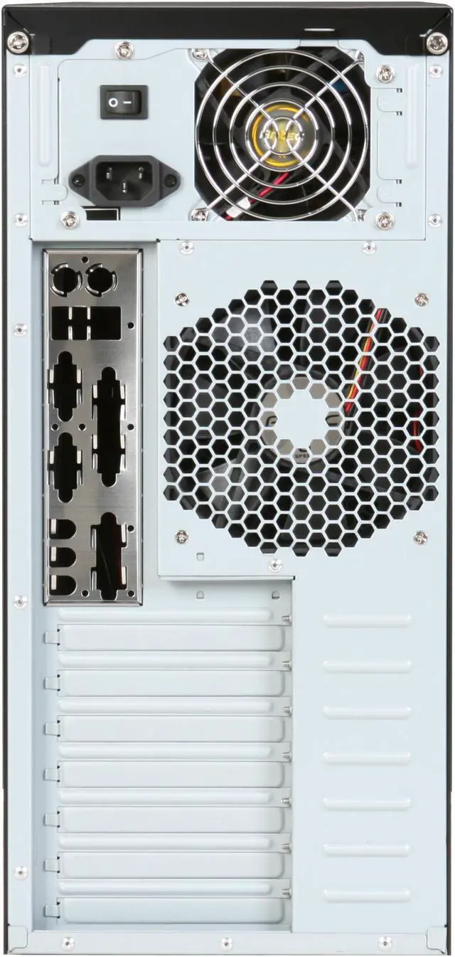 Alt view image 5 of 11 - Antec NSK 4480B II Black 0.8mm cold rolled steel for chassis durability ATX Mid Tower Computer Case EarthWatts 380W Power Supply