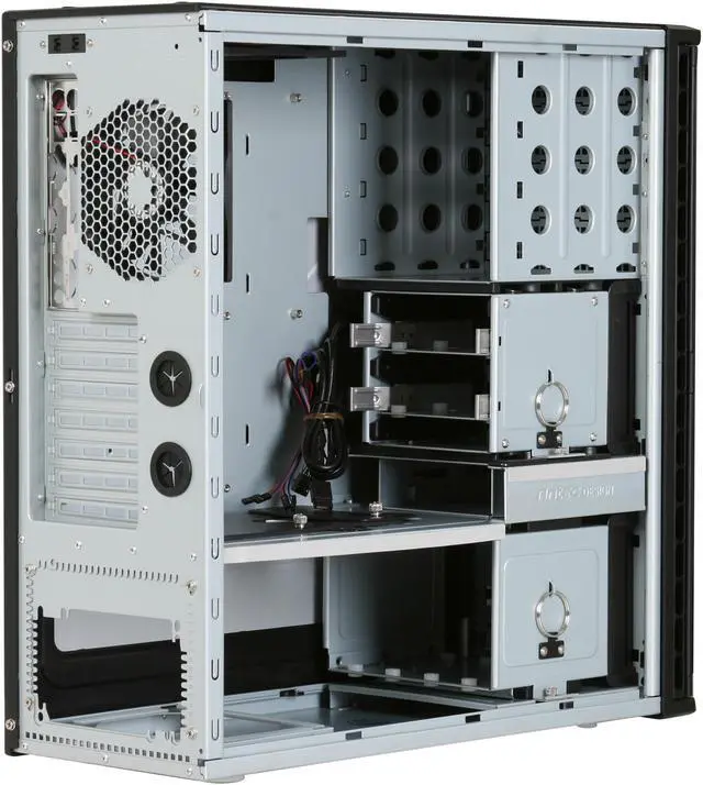 Alt view image 7 of 13 - Antec P183 Black Aluminum / Steel / Plastic ATX Mid Tower Computer Case