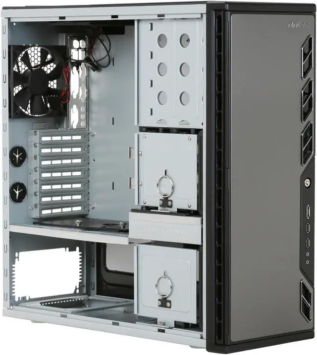 Alt view image 9 of 13 - Antec P183 Black Aluminum / Steel / Plastic ATX Mid Tower Computer Case
