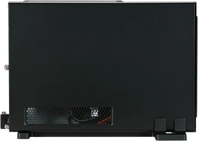 Alt view image 4 of 10 - Antec ISK 300-65 Black Steel Mini-ITX Desktop Computer Case 65W Power Supply