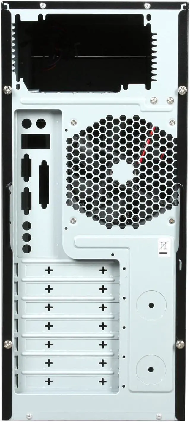 Alt view image 8 of 9 - Antec VSK-2000 Black Steel ATX Mid Tower Computer Case