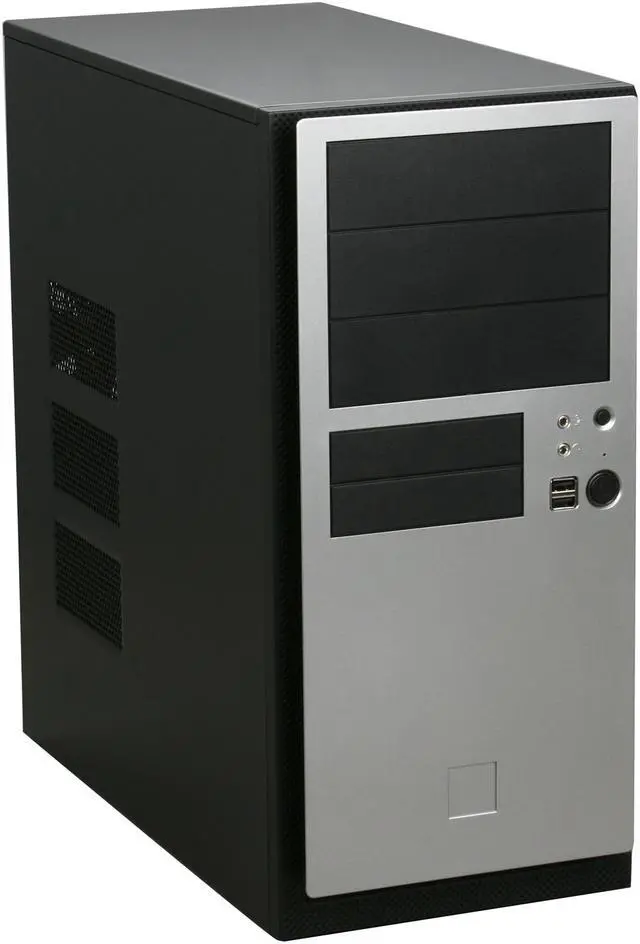 Main image of Antec NSK 4482 Black / Silver 0.8mm cold rolled steel ATX Mid Tower Computer Case 380W Power Supply