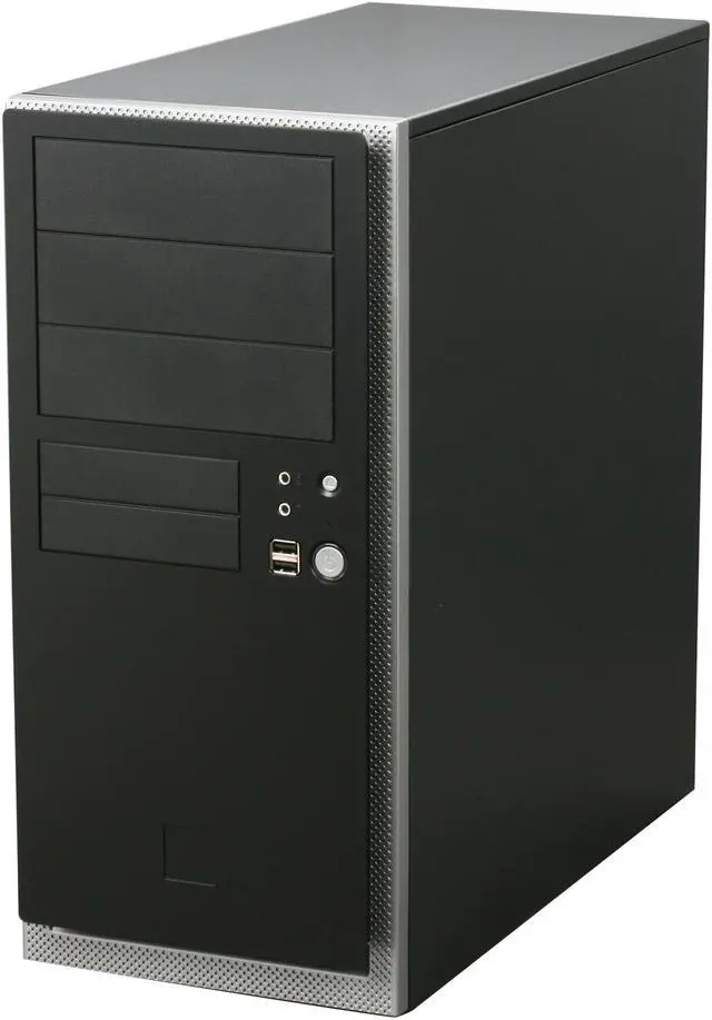 Alt view image 3 of 9 - Antec NSK 4482B Black 0.8mm cold rolled steel ATX Mid Tower Computer Case 380W Power Supply
