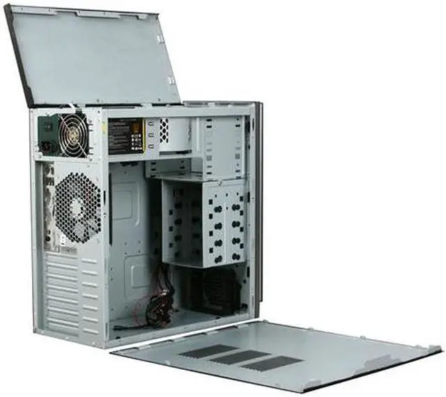 Alt view image 5 of 9 - Antec NSK 4482B Black 0.8mm cold rolled steel ATX Mid Tower Computer Case 380W Power Supply