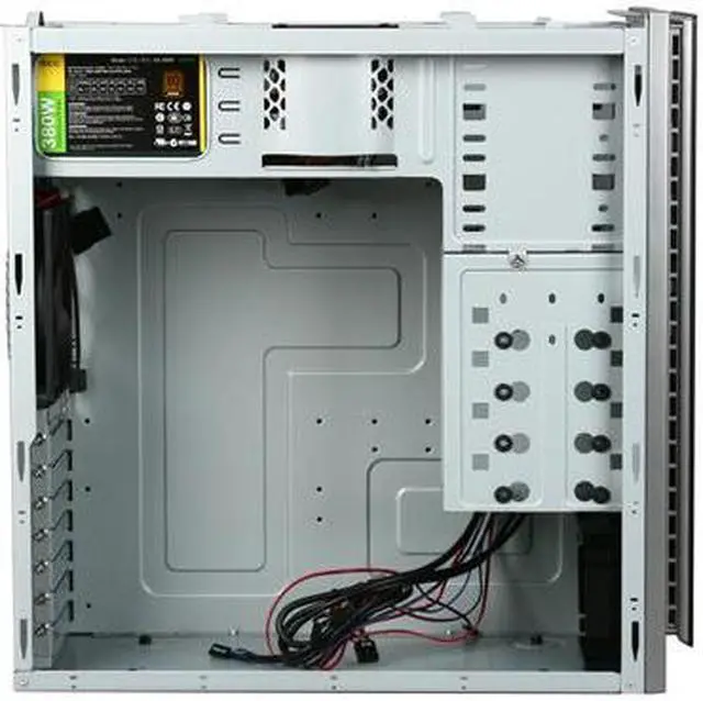 Alt view image 6 of 9 - Antec NSK 4482B Black 0.8mm cold rolled steel ATX Mid Tower Computer Case 380W Power Supply