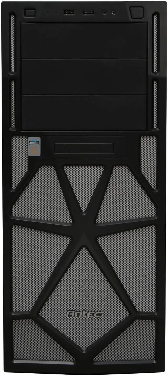 Alt view image 2 of 9 - Antec TWO HUNDRED S Black Steel ATX Mid Tower Computer Case