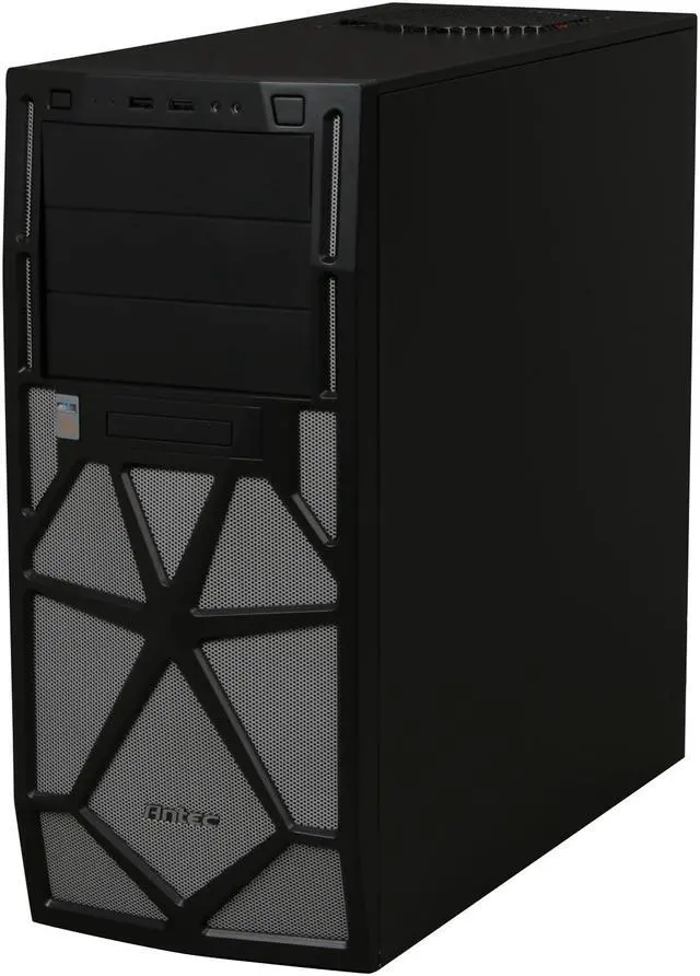 Alt view image 3 of 9 - Antec TWO HUNDRED S Black Steel ATX Mid Tower Computer Case
