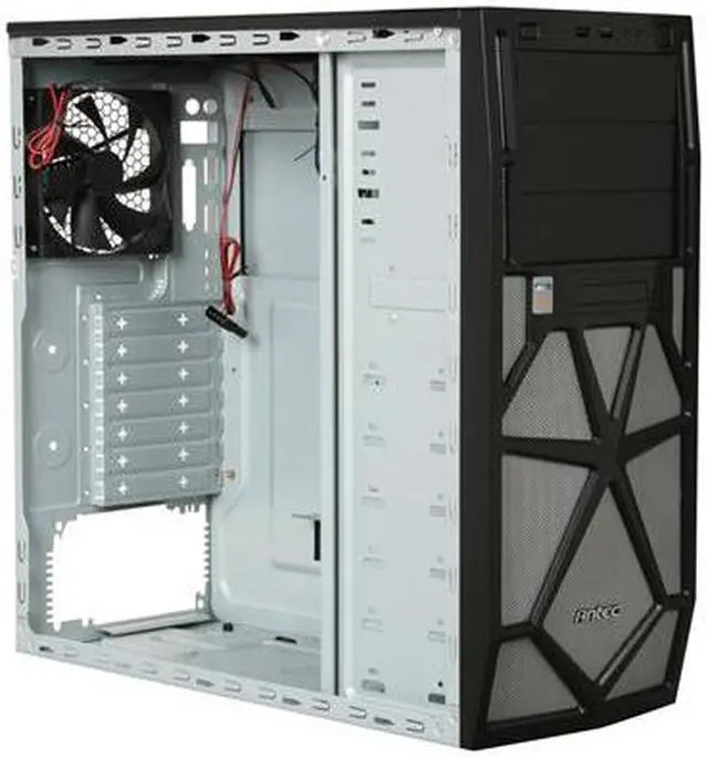 Alt view image 7 of 9 - Antec TWO HUNDRED S Black Steel ATX Mid Tower Computer Case