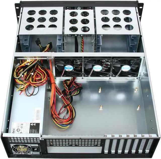 Alt view image 4 of 5 - Antec 3U22EPS600 3U Rackmount Server Case 600W