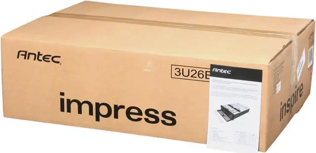 Alt view image 8 of 8 - Antec 3U26EPS600 3U Rackmount Server Case 600W