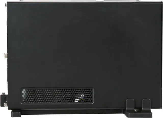 Alt view image 5 of 12 - Antec ISK Series ISK 300-150 Black 0.8mm Cold Rolled Steel Mini-ITX Desktop Computer Case 150W Power Supply
