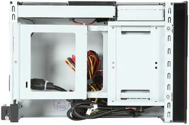 Alt view image 7 of 12 - Antec ISK Series ISK 300-150 Black 0.8mm Cold Rolled Steel Mini-ITX Desktop Computer Case 150W Power Supply