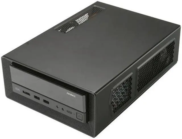 Alt view image 9 of 12 - Antec ISK Series ISK 300-150 Black 0.8mm Cold Rolled Steel Mini-ITX Desktop Computer Case 150W Power Supply