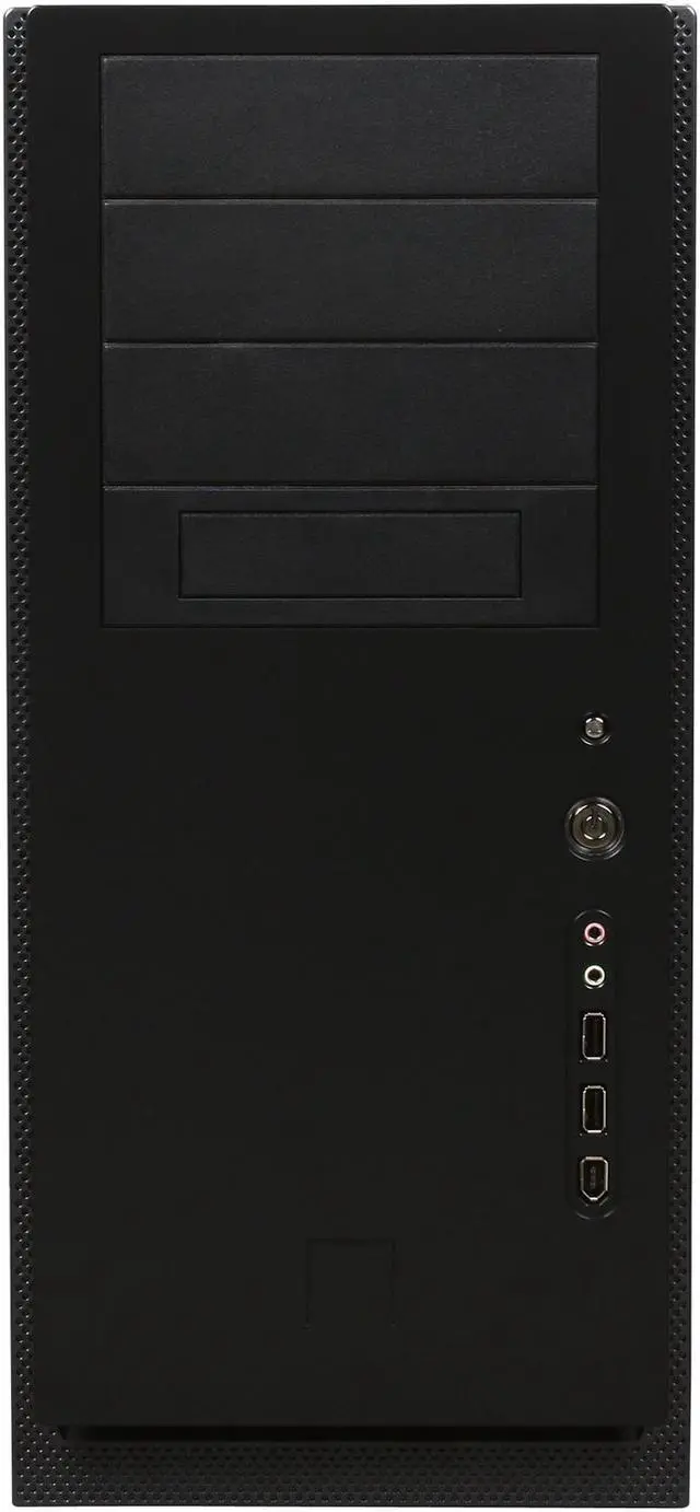 Alt view image 2 of 9 - Antec NSK 6582B Black 0.8 mm Steel ATX Mid Tower Computer Case 430W Power Supply