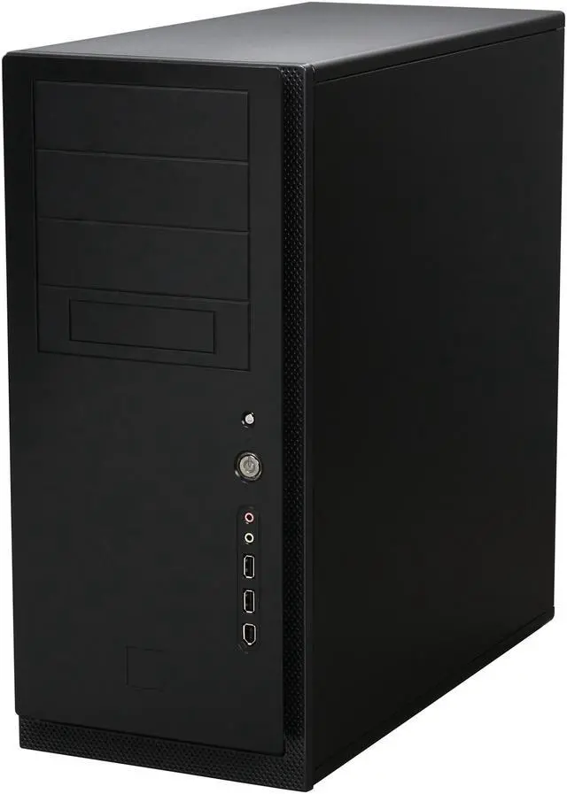 Alt view image 3 of 9 - Antec NSK 6582B Black 0.8 mm Steel ATX Mid Tower Computer Case 430W Power Supply