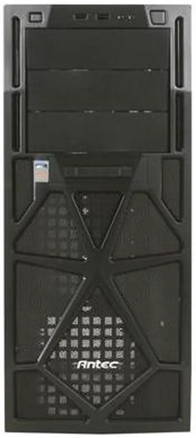 Alt view image 2 of 10 - Antec Two Hundred(v2) Black ATX Mid Tower Computer Case