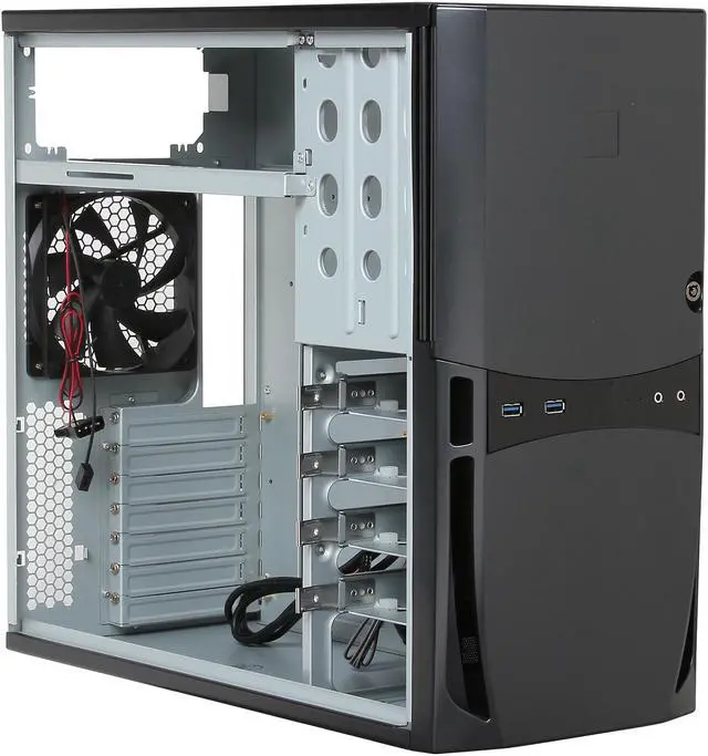 Alt view image 7 of 9 - Antec Sonata Family Sonata Proto Black 0.8mm cold rolled steel ATX Mid Tower Computer Case