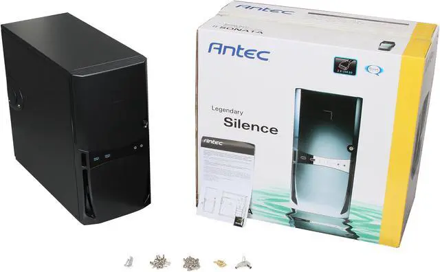 Alt view image 9 of 9 - Antec Sonata Family Sonata Proto Black 0.8mm cold rolled steel ATX Mid Tower Computer Case