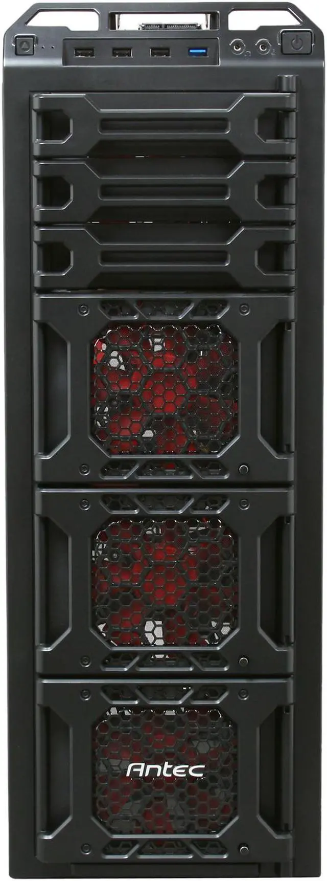 Alt view image 2 of 10 - Antec DF-85 Black Steel / Plastic ATX Full Tower Computer Case