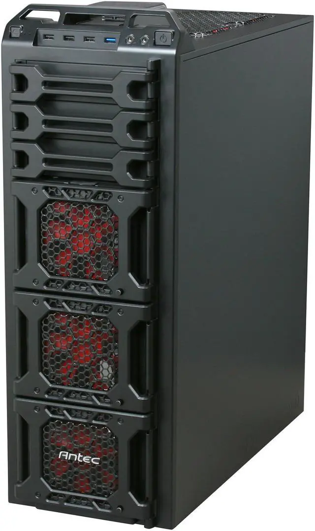 Alt view image 3 of 10 - Antec DF-85 Black Steel / Plastic ATX Full Tower Computer Case