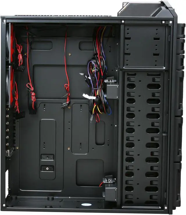 Alt view image 6 of 10 - Antec DF-85 Black Steel / Plastic ATX Full Tower Computer Case