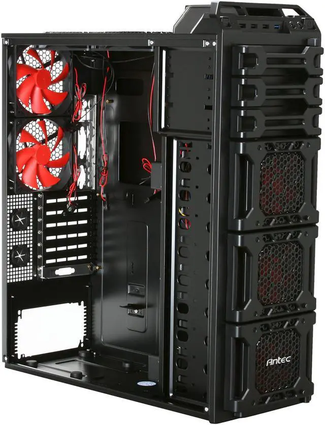 Alt view image 7 of 10 - Antec DF-85 Black Steel / Plastic ATX Full Tower Computer Case