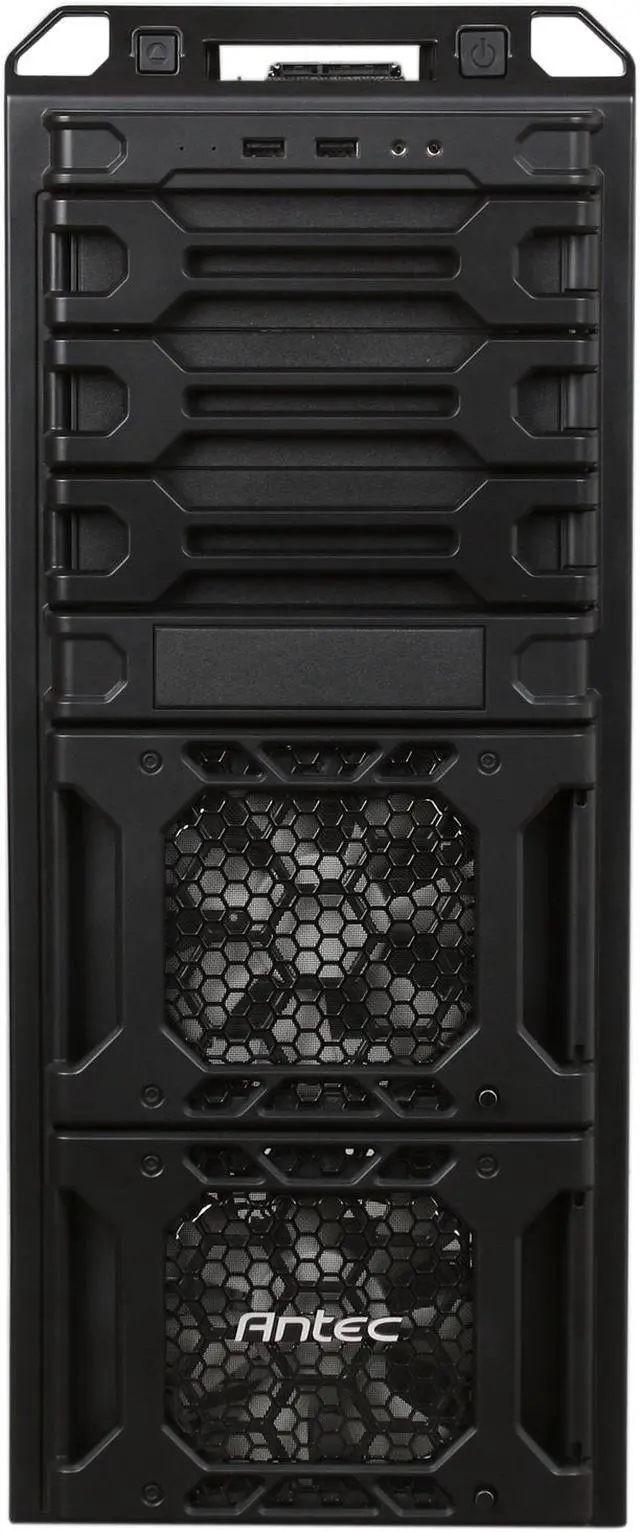 Alt view image 2 of 10 - Antec DF-35 Black Steel Computer Case