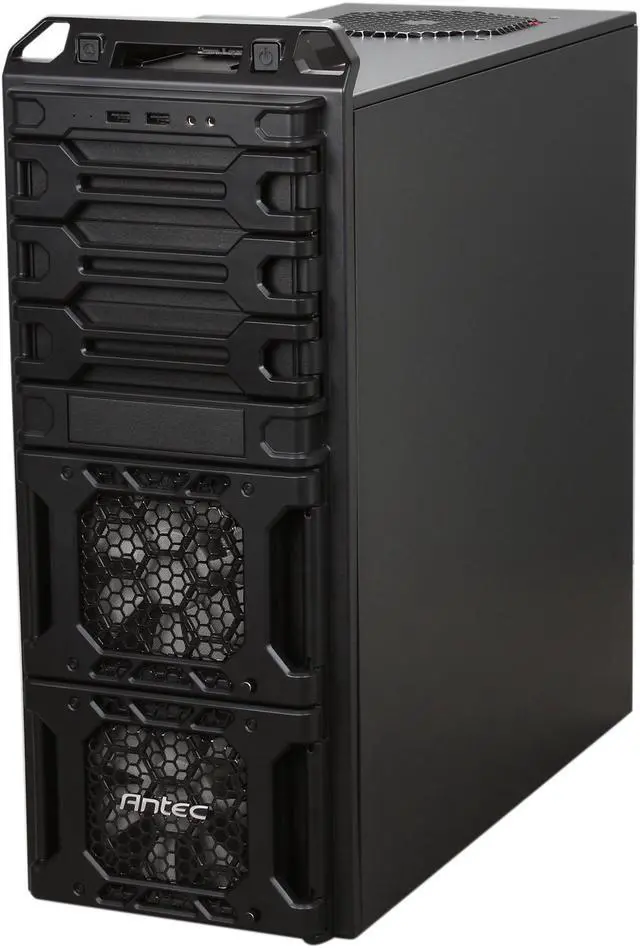 Alt view image 3 of 10 - Antec DF-35 Black Steel Computer Case