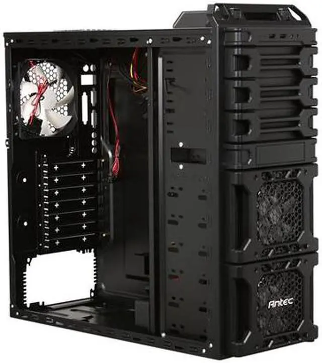 Alt view image 7 of 10 - Antec DF-35 Black Steel Computer Case