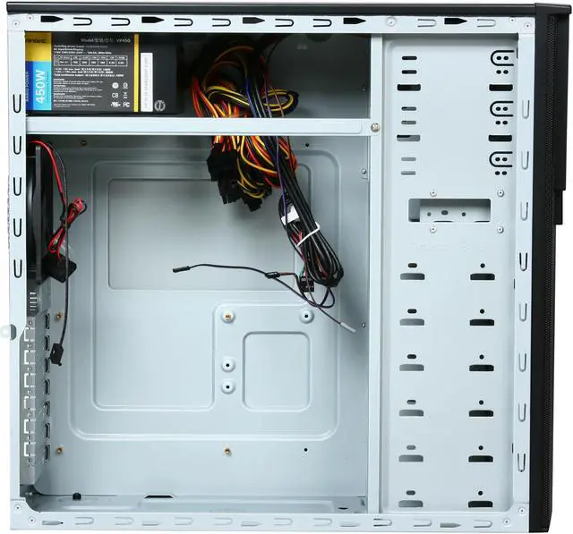 Alt view image 6 of 9 - Antec New Solution VSK2450 Black Steel ATX Mid Tower Computer Case 450W Power Supply