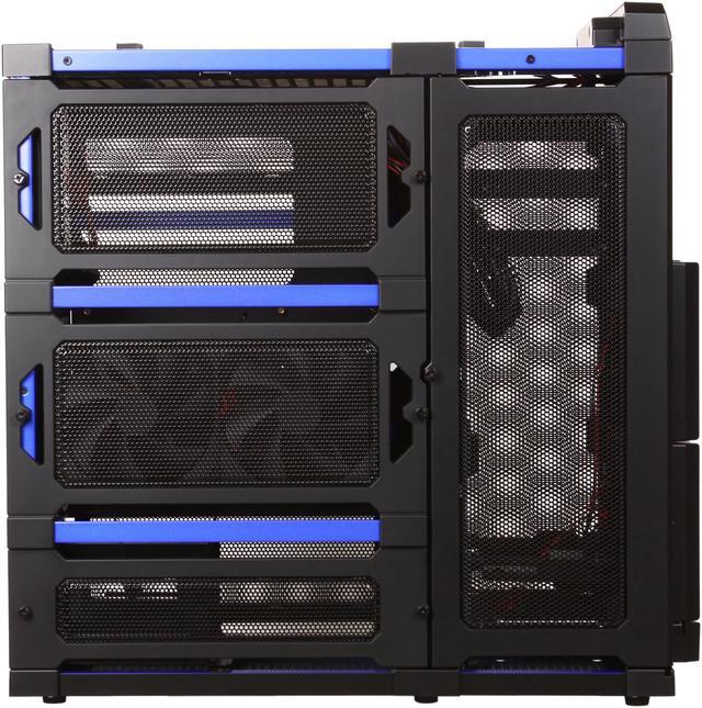 Alt view image 4 of 10 - Antec Lanboy air Blue Black / Blue ATX Mid Tower Computer Modular Case