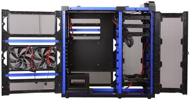 Alt view image 6 of 10 - Antec Lanboy air Blue Black / Blue ATX Mid Tower Computer Modular Case