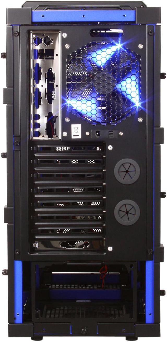 Alt view image 8 of 10 - Antec Lanboy air Blue Black / Blue ATX Mid Tower Computer Modular Case