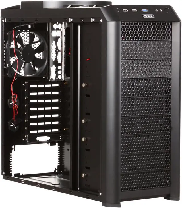 Alt view image 7 of 10 - Antec Nine Hundred Two V3 Black Steel ATX Mid Tower Gaming Case