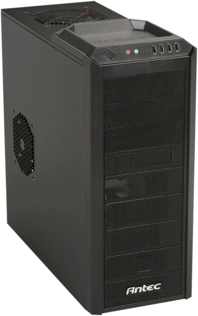 Main image of Antec One Hundred Black Steel / Plastic ATX Mid Tower Computer Case