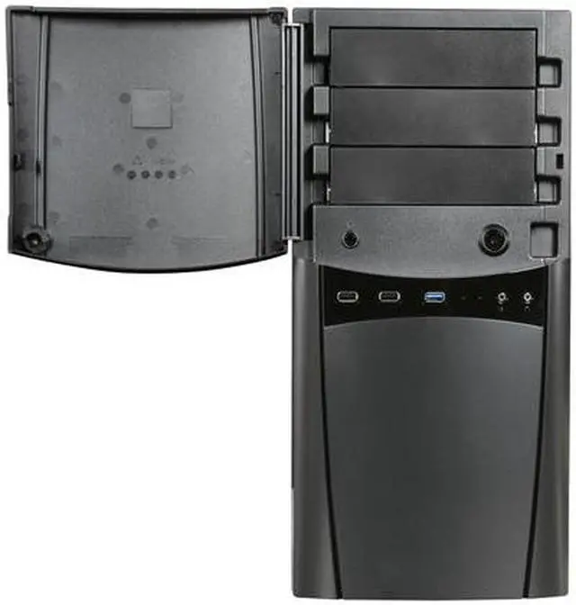 Alt view image 2 of 9 - Antec SONATA IV Black 0.8 mm SECC ATX Mid Tower Computer Case 620W Power Supply